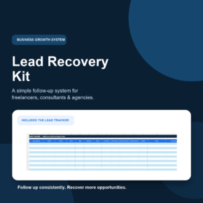 Lead Recovery Kit: The Simple Follow-Up System for Service Businesses